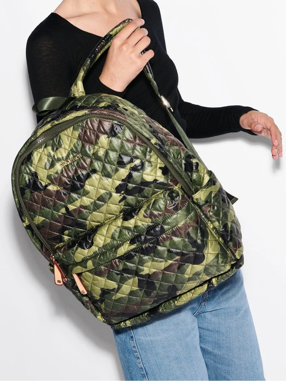 MZ Wallace Green Camo Metro Backpack 🎒